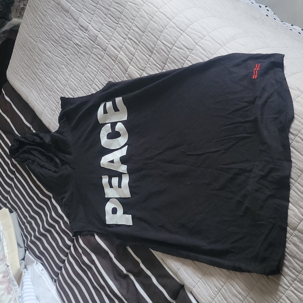 New w/tags Peace Love World Hooded Tank